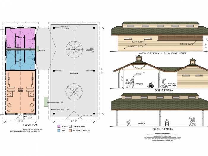 [Pavillons, Rest Rooms & Pump House]