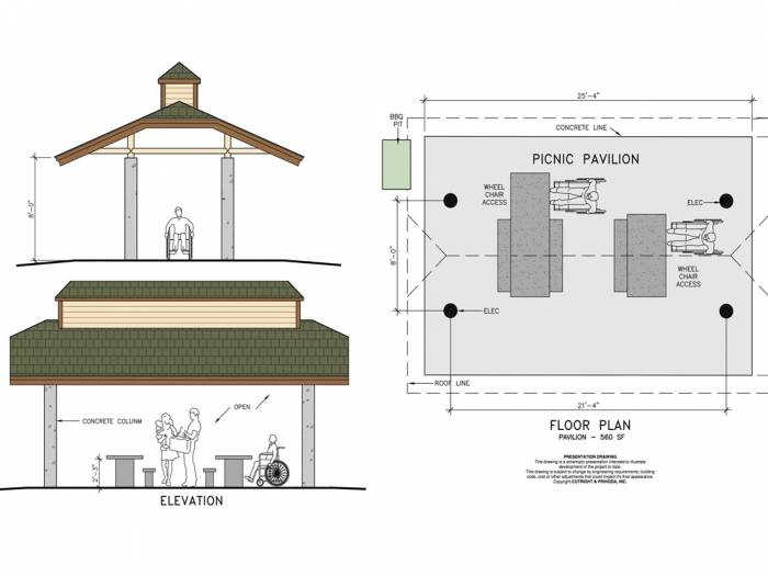 [Pavillons, Rest Rooms & Pump House]